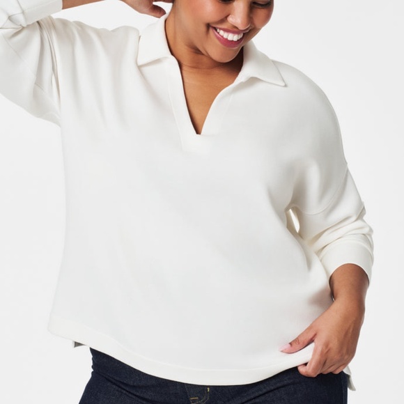 Spanx Air Essentials Polo Top - Picture 12 of 14